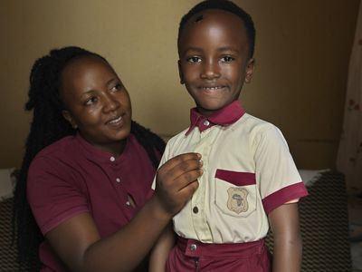BRAC Rwanda participant Colette and her son, Byishimo