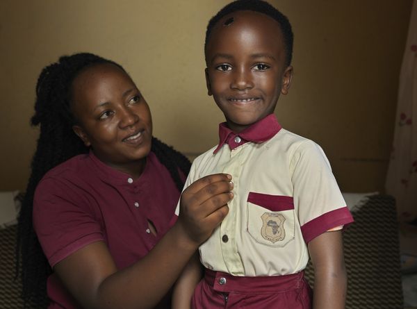 BRAC Rwanda participant Colette and her son, Byishimo