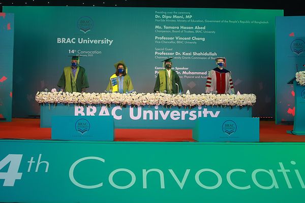 “Hope lies in your hands – and you are well-equipped” Tamara Abed at BRAC University’s 14th Convocation - Header Image