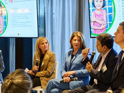 BRAC Executive Director, Asif Saleh, speaks with other global leaders during UNGA week 2024.