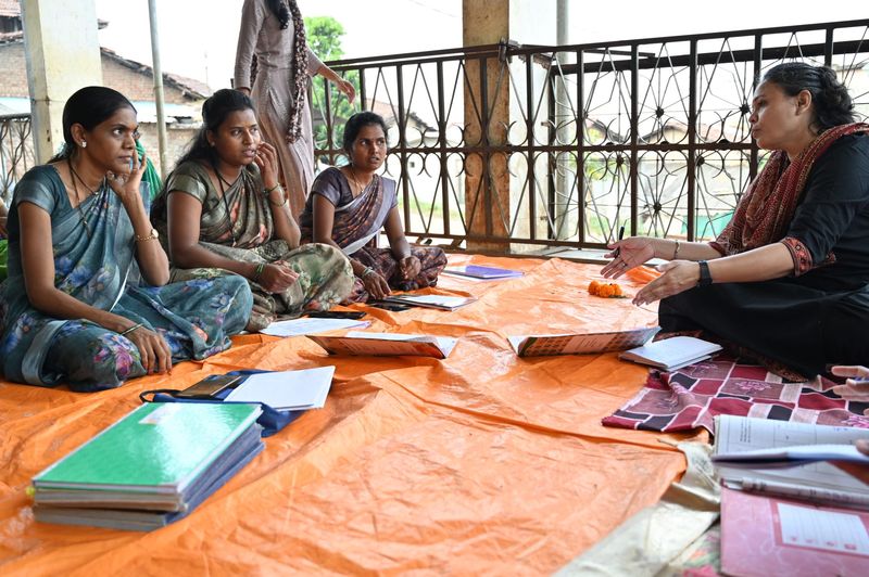 Government delegates from Indonesia meet coaches and mentors from the Government of Maharashtra’s new inclusive livelihoods program in Nashik District, India.