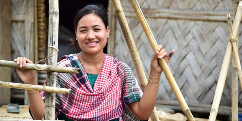A young woman in Bangladesh. youth empowerment girls empowerment