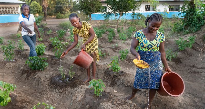 three women in Liberia