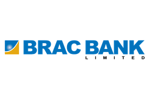 BRAC Bank's blue and yellow logo