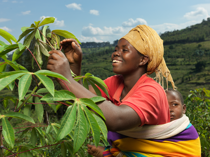 Angelique is an AIM youth empowerment participant in in Rwanda. Photo by Peter Caton