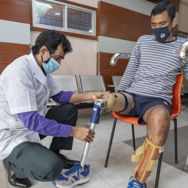 BRAC Limb and Brace Fitting Centre workshop