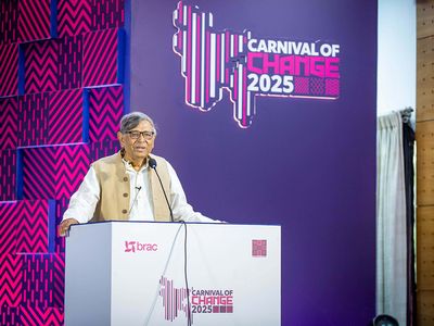 Professor Abdullah Abu Sayed Encourages Youth at BRAC’s Carnival of Change 2025