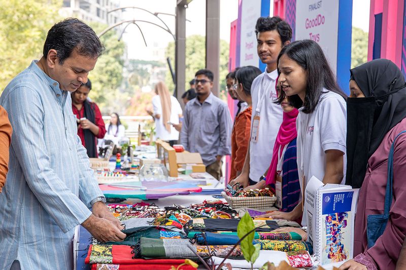 Professor Abdullah Abu Sayed Encourages Youth at BRAC’s Carnival of Change 2025