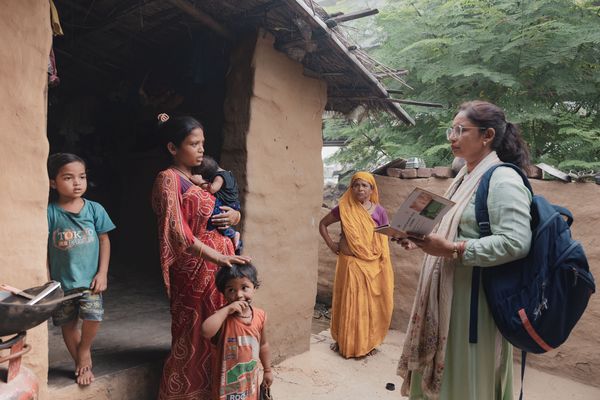 Coach visit from Bihar, India Urban Graduation Program