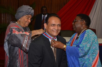 BRAC in Liberia honoured by Her Excellency President Sirleaf - Header Image