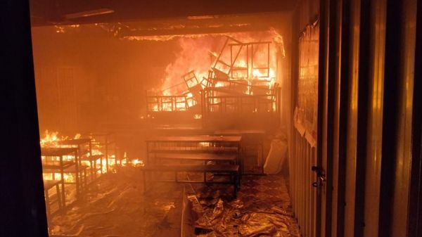 Cox's Bazaar Fire - Fire Spreads Through Classroom