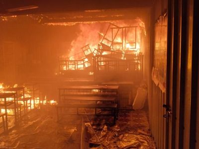 Cox's Bazaar Fire - Fire Spreads Through Classroom
