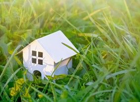 DBH Loan home amid grass image