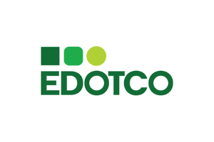 The EDOTCO logo spells out EDOTCO in green letters