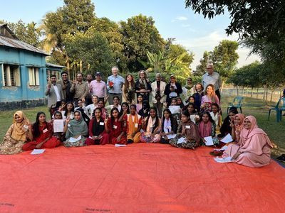 Emily Gilels visit to Bangladesh BRAC USA Board member