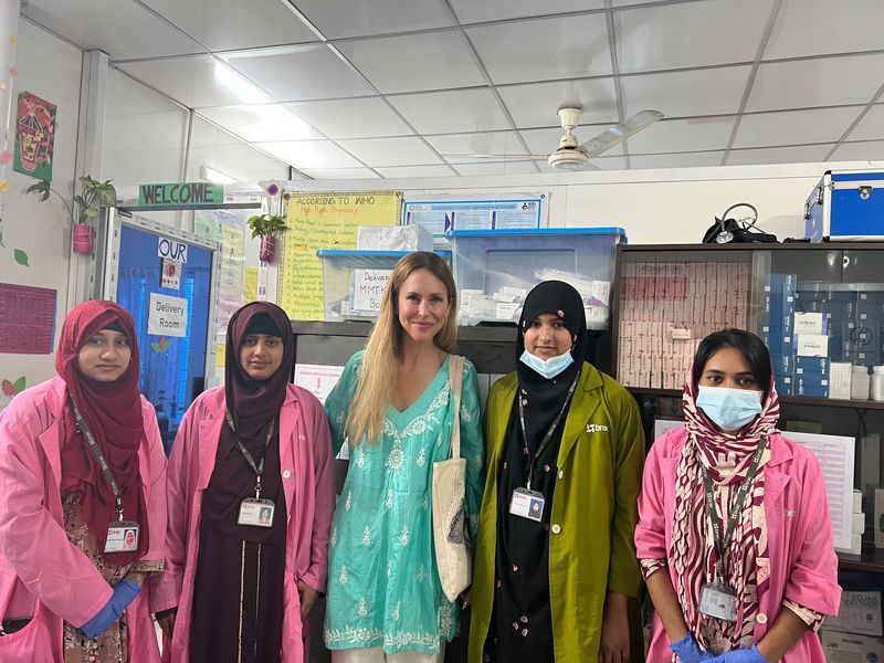 Emily Gilels visit to Bangladesh BRAC USA Board member