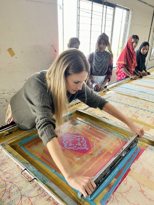 Emily Gilels visit to Bangladesh BRAC USA Board member