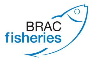 The logo is a sketch of a fish with the words BRAC Fishers