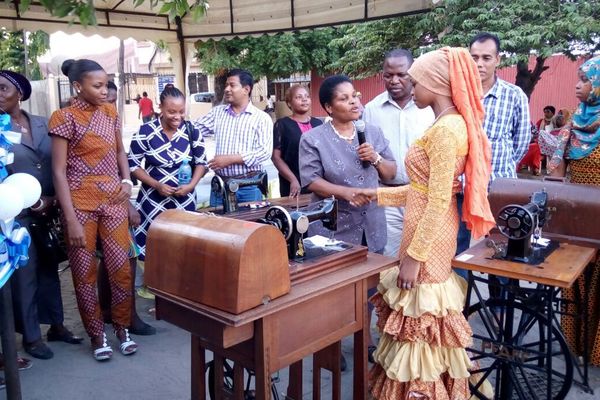 BRAC provided 50 sewing machines to girl entrepreneurs in Tanzania - Header Image