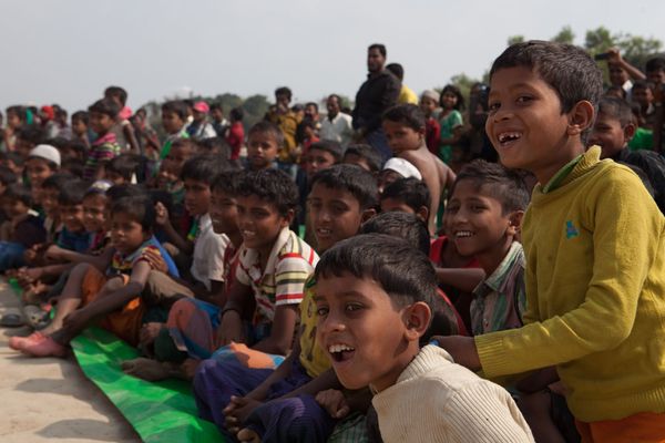 Clowns visit the Rohingya settlements in Cox’s Bazar - Header Image