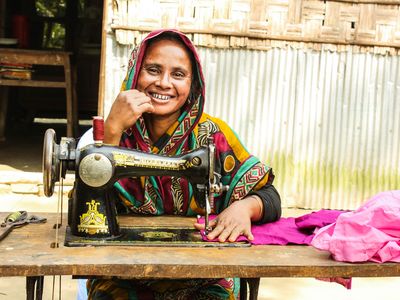 Ultra-Poor Graduation participant in Bangladesh extreme poverty women