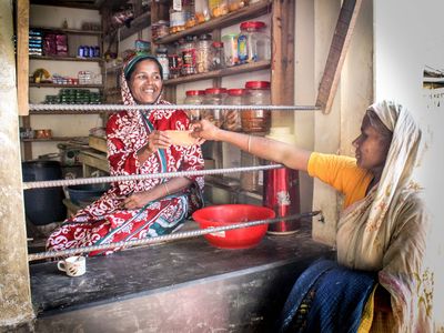 Ultra-Poor Graduation participant in Bangladesh extreme poverty women