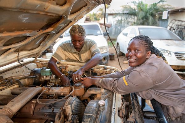 Women’s History Month story series | From teen mom to trailblazing mechanic: Josephine’s story - Header Image