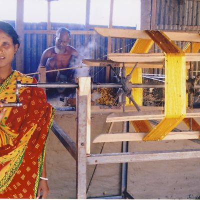 BRAC Bangladesh silk making