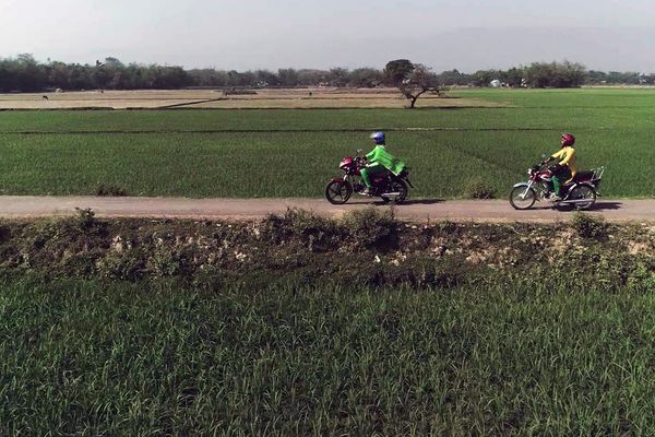 Women on wheels in rural Bangladesh - Header Image