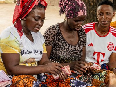 Group of women entrepreneurs in Tanzania discuss business