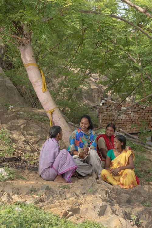 Coaches with Urban Graduation Participants in Bihar India
