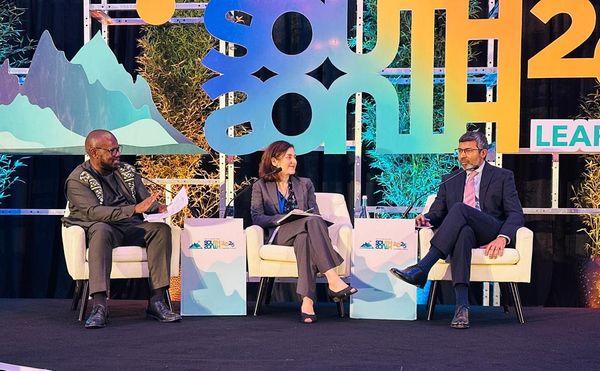 Shameran Abed at South South Learning Forum in Kigali, Rwanda in 2025