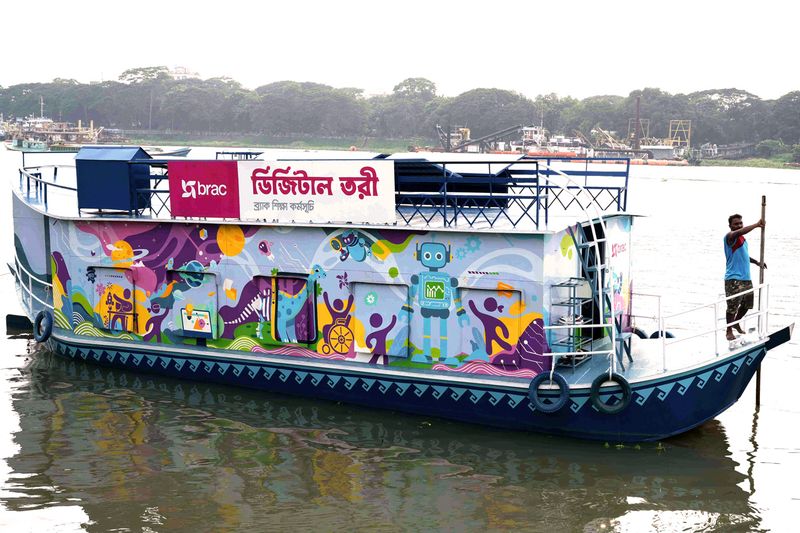 The Digital Boat introduces children in riverine areas to technologies they may never have experienced before
