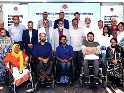 Speakers at Railways Ministry, Bangladesh Railway and BRAC workshop