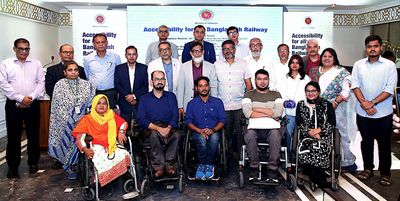 Speakers at Railways Ministry, Bangladesh Railway and BRAC workshop