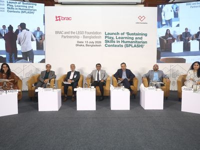BRAC and LEGO Foundation launch SPLASH for children affected by humanitarian crises