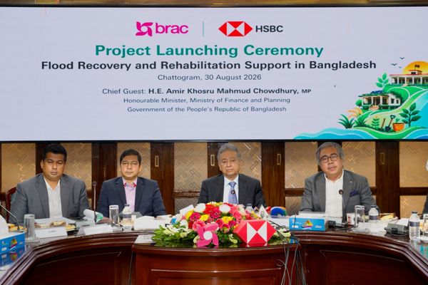 HSBC Provides BDT 100 Million to BRAC For Flood Rehabilitation