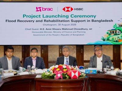 HSBC Provides BDT 100 Million to BRAC For Flood Rehabilitation