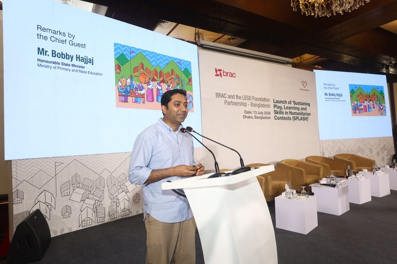 BRAC and LEGO Foundation launch SPLASH for children affected by humanitarian crises