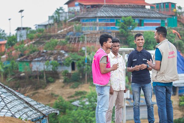 Rohingya men lead the fight against gender violence - Header Image