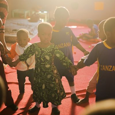 Children in a play lab in Tanzania. Photo: Sarker Protick