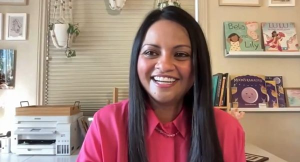 Natasha Khan Kazi screenshot from Ramadan story time event at BRAC USA