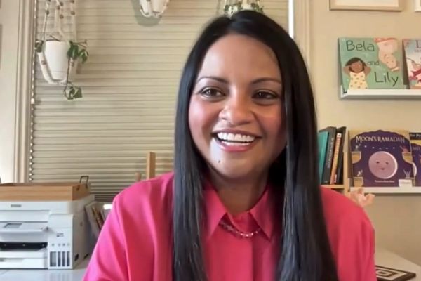 Natasha Khan Kazi screenshot from Ramadan story time event at BRAC USA