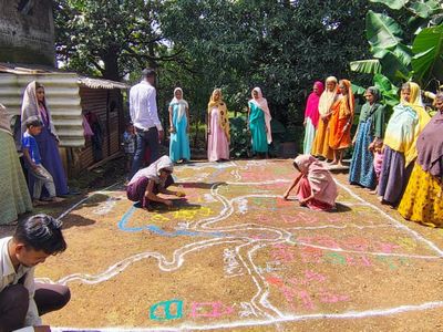 Social Mapping at Khayi Village, Horafali Cluster, Akkalkuwa