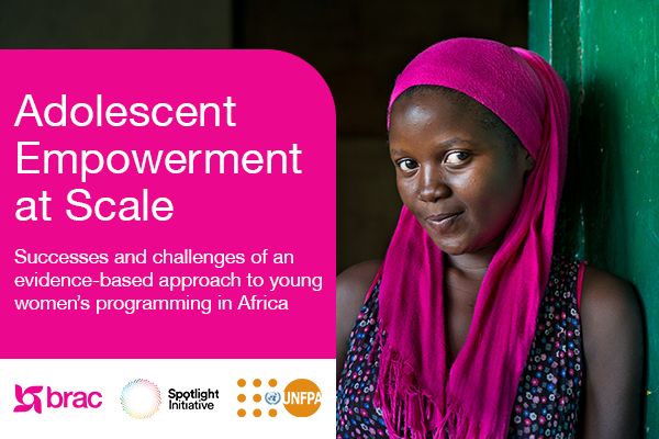 BRAC and UNFPA webinar: Adolescent empowerment at scale - Header Image