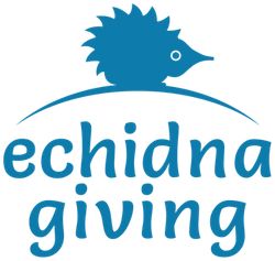 Vertical Echidna Giving Logo