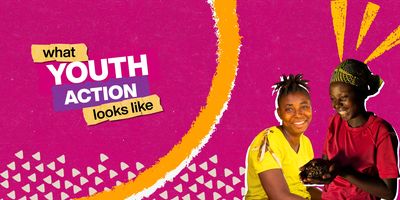 What Youth Action Looks Like campaign banner