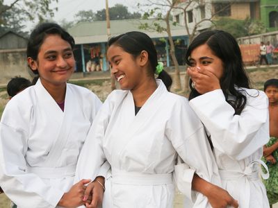 BRAC Bangladesh Youth Empowerment karate class