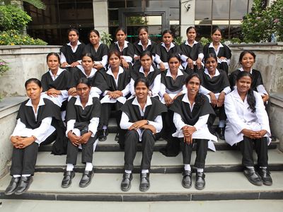 BRAC Bangladesh | Road Safety, a group of young women in drivers' education
