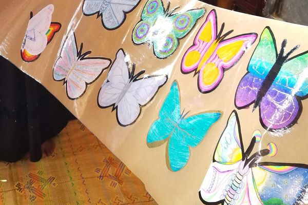 Finding hope in bright colours in a Rohingya refugee camp - Header Image